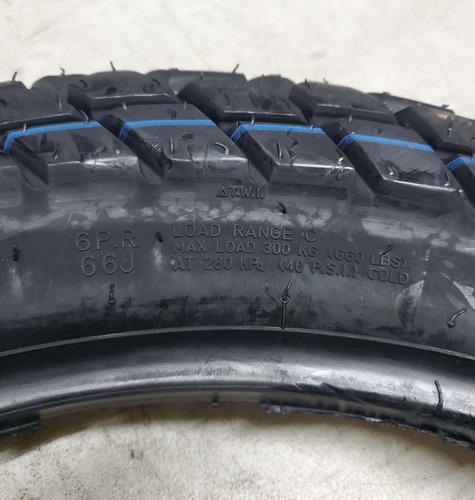 Llanta 110/90-17 Power Tire Tt Doble Proposito Reforzada 6pr