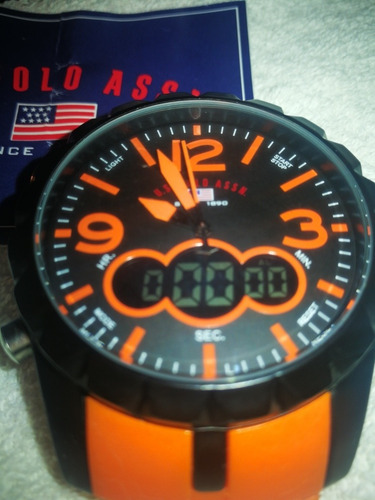 Reloj U.s Polo Assn. Mod 88057 Analog C/funciones,light
