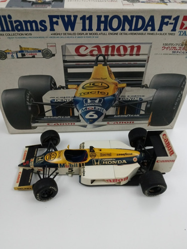 Williams Honda Fw 11-f1-tamiya-esc.1:20-armado-nigel Mansell