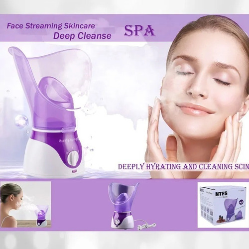 Imagen 3 de 4 de Vaporizador Facial Profesional Limpieza De Poros Portatil