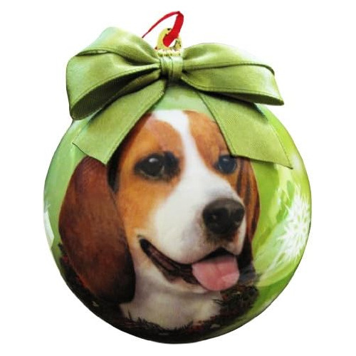 Adorno Navideño Beagle Bola Prueba De Roturas