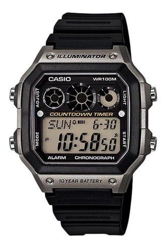 Imagen 1 de 6 de Reloj Casio Hombre Ae-1300wh Digital Alarma, Envio Gratis
