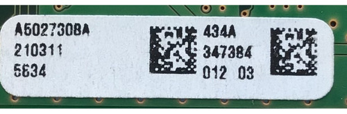 Main Sony Modelo Kd-43x80j / A5027308a / 1-009-724-21 (Usado)