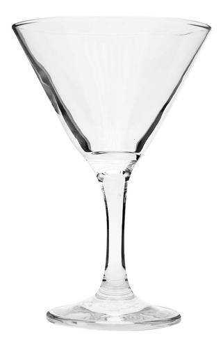 24 Copas Martini Bistro Cocktail 225 Ml 7.6 Oz - 24 Pzas Color Transparente