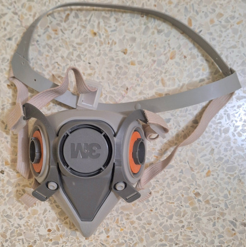 Máscara Respirador 3m Vapores-gases Con Filtos Y Cartuchos