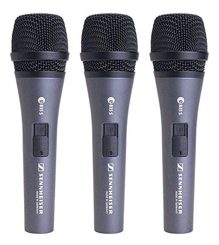 3 Pack 835 Microfono Vocal Dinamico