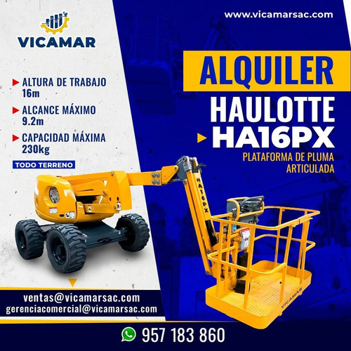 Alquiler De Plataformas Elevadoras Manlift Y Tijeras