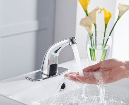 Grifo De Baño Greenspring Con Sensor Automático, Sin Contac