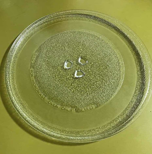 Imagen 2 de 4 de Plato 24,5 Trébol Y Carro De 18 Para Microondas Bgh Y Más