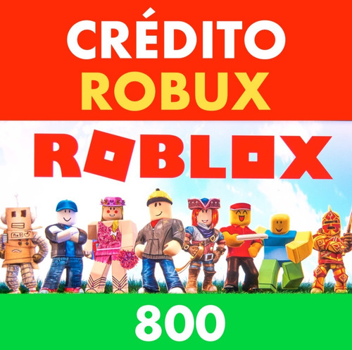 800 Robux Para Diversao No Roblox Brinde Surpresa Mercado Livre - como ativar os minutos robux no roblox