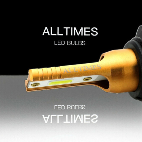 Set 2x Focos 9006 Hb4 Led Chip Cob Luz Intensa 6000k 12v 24v