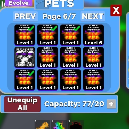 Ninja Legends Pets Dark-elements Roblox