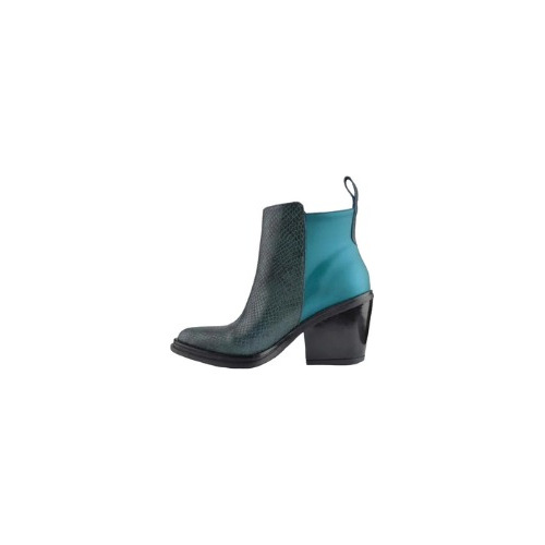 Botinetas Botas Botitas De Mujer De Cuero Kioto - Ferraro