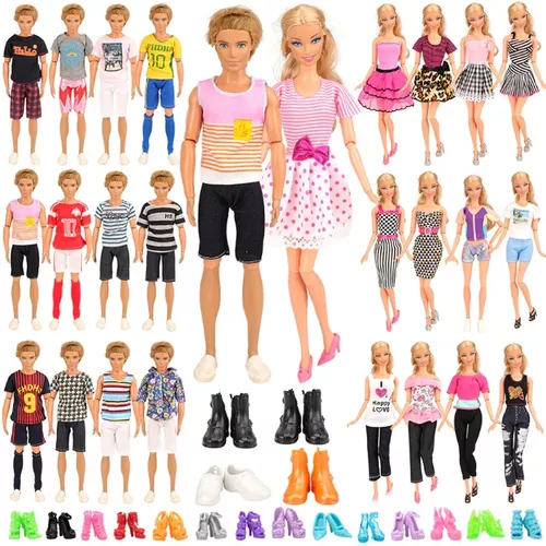 5 Conjuntos De Roupas Para Boneco Ken namorado da Barbie