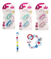 Comprar Chupete Family Etapas 1, 2 Y 3, Portachupete Y Sonajero, Nip