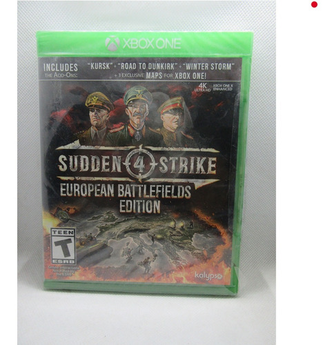 Sudden Strike 4 European Battlefields Edition Xbox One Nuevo