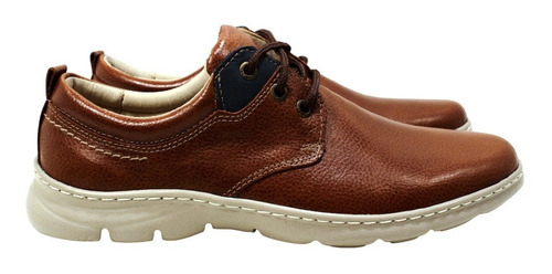 Zapato Hombre Casual En Cuero Diseño Brogue By Ghilardi