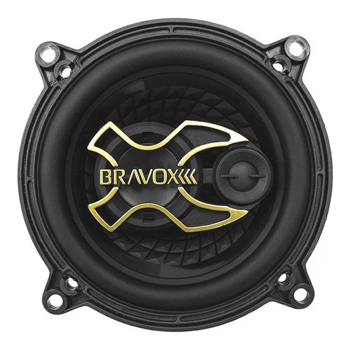 Imagen 3 de 6 de Parlantes Para Auto 5 Pulgadas Bravox B3x50 Gold Line 100rms