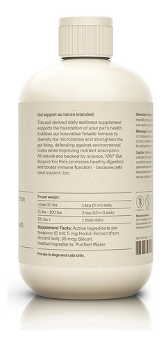 Suplemento Ion Intelligence Of Nature Gut Support 480 Ml