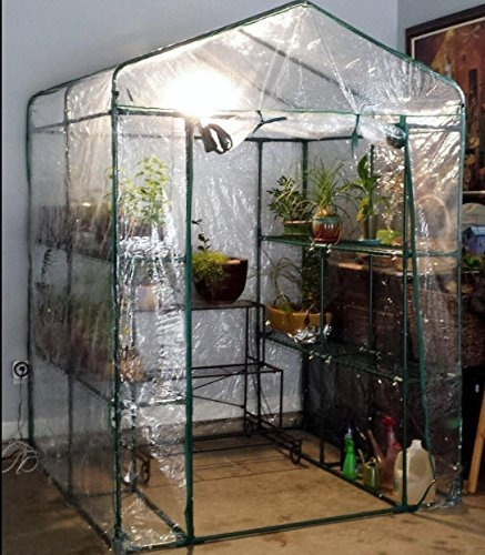 Invernadero Hc- Con 8 Estantes Robustos Para Plantas En Cual