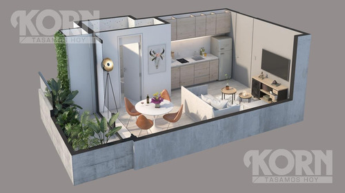 Imagen 13 de 25 de Venta Departamento De 1 Ambiente En Palermo Hollywood - En Construccion