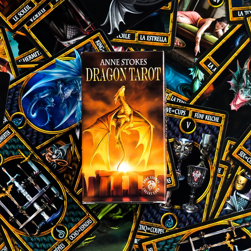 Baraja Tarot Dragon Anne Stokes 78 Cartas Fournier