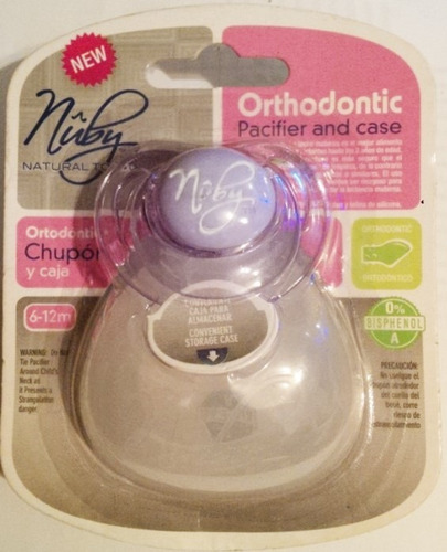 Nuby Nt - Chupón Ortodontico Con Caja 6-12m / 67522m