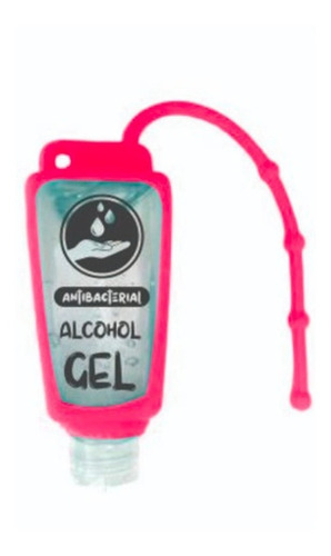 Imagen 3 de 5 de 6 Alcohol Gel Silicona Colgar Sanitizante Reutilizable