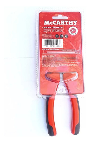 Pinza Alicate Universal Mc Carthy 7 Pulgada Mango Bimaterial
