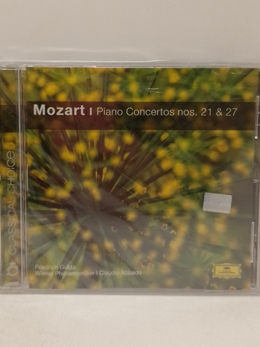 Mozart Piano Concertos 21 Y 27 Cd Nuevo 