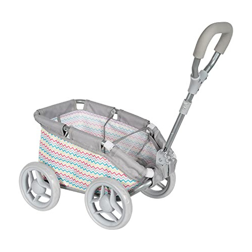 Creative Rainbow Zig Zag Baby Doll Wagon Para Juegos Diverti