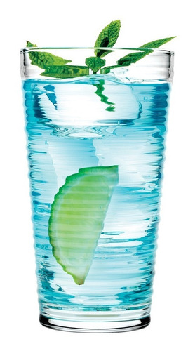 Imagen 2 de 6 de Vaso Vidrio Agua Tragos - Set X 3 Unid Pasabahce