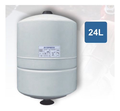 Tanque De Expansão 24l Ecopress Para Sistemas Pressurizados