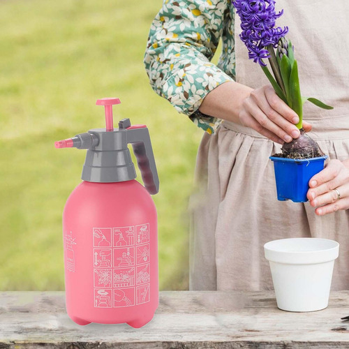 Bomba Portátil Para Jardim E Gramado, Pulverizador 2l Rosa