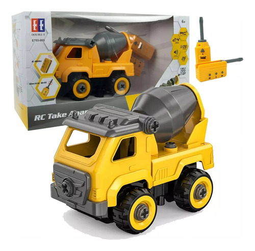 Juguete Camion Mixer Radio Control Infantil Double E