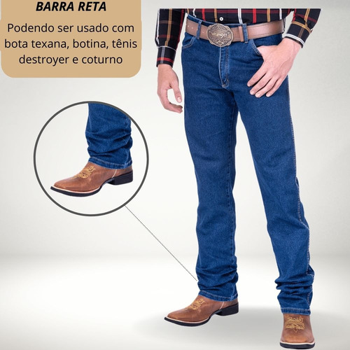 Calça Jeans Wrangler Original Para Usar Com Botina E Texana