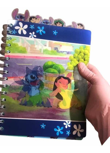 Lilo & Stitch Cuaderno Con Separadores De Plástico