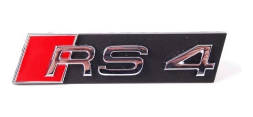 Emblema Audi Compatible Rs4 Parrilla !! No Grapas Plata