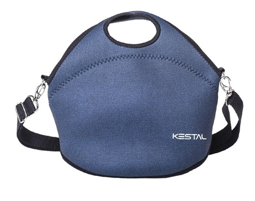 Lancheira Térmica Anatômica De Neoprene Ksn054 Kestal Cor Jeans