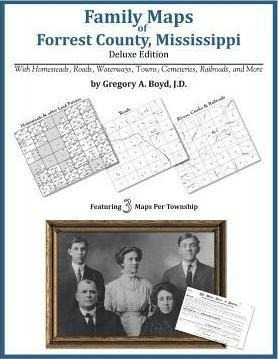 Family Maps Of Forrest County, Mississippi - Gregory A Bo...