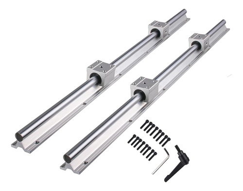 Anwok Guía De Riel Lineal Sbr20-2200 Mm Eje Deslizante...
