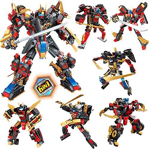 Kareflash Warrior Robot Transformers Block Building Kit For