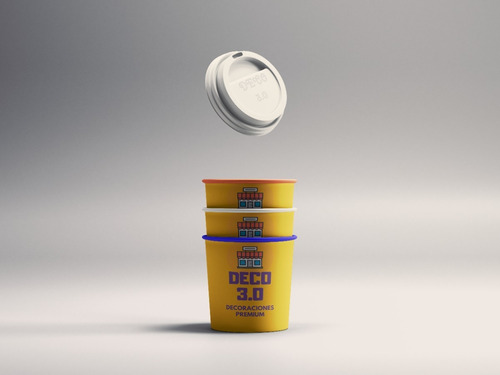 5 Mockup Vaso Termico Cafe Bebidas Calientes Photoshop Pack1