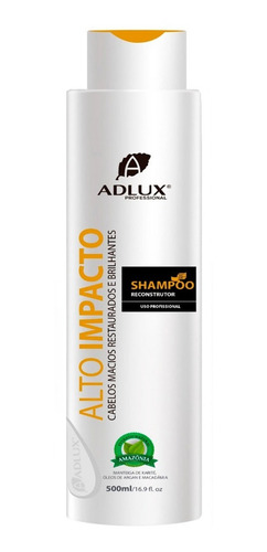 Shampoo Alto Impacto Reconstrutora 500ml Adlux + Brinde