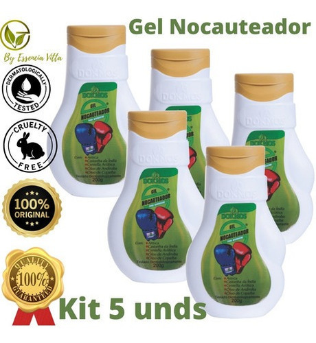  Kit 5 Unidades - Gel Nocauteador Dokmos