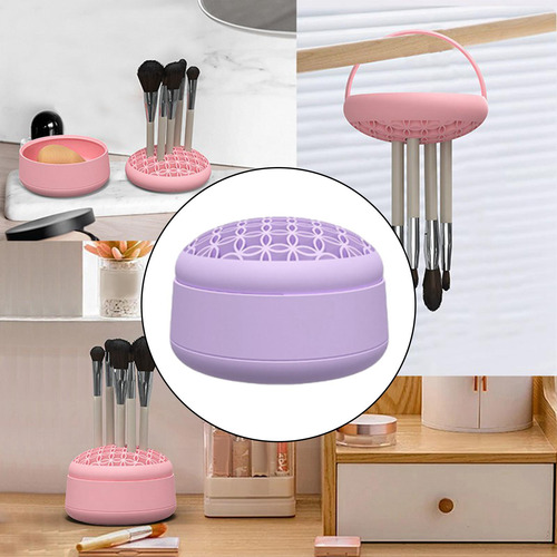 2x Soporte De Limpieza De Brochas Organizador De Brochas De