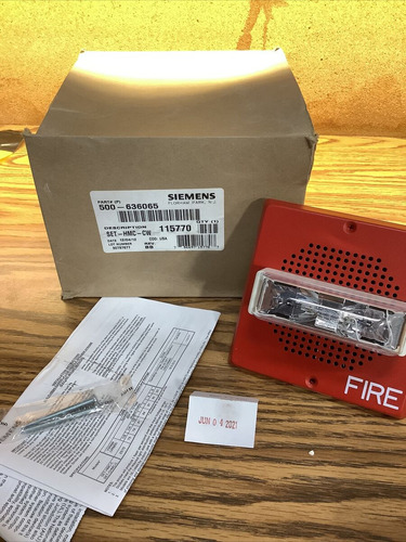 New Open Box Siemens Set-hmc-cw/set-hmc-r 500-636065 Ccs