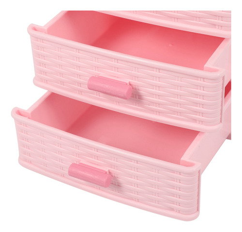 Caja De Almacenamiento De Joyas De 3 Compartimentos Con Dise