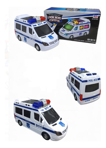 Juguete Ambulancia Policía Carro Para Niños 