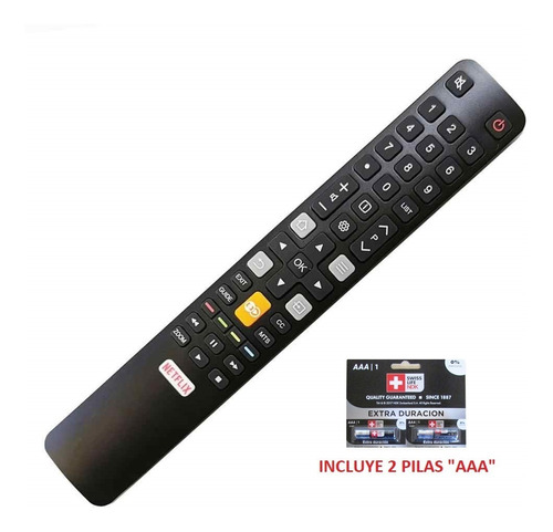 Control Remoto Tcl- Rca- Recco Para Smart Tv (incluye Pilas)